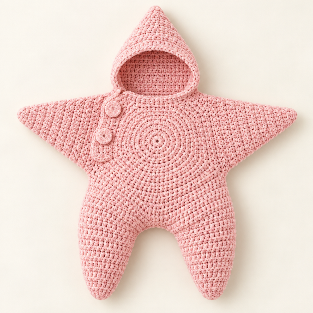 MiniStar Baby Starfish Romper — Hooded Outfit
