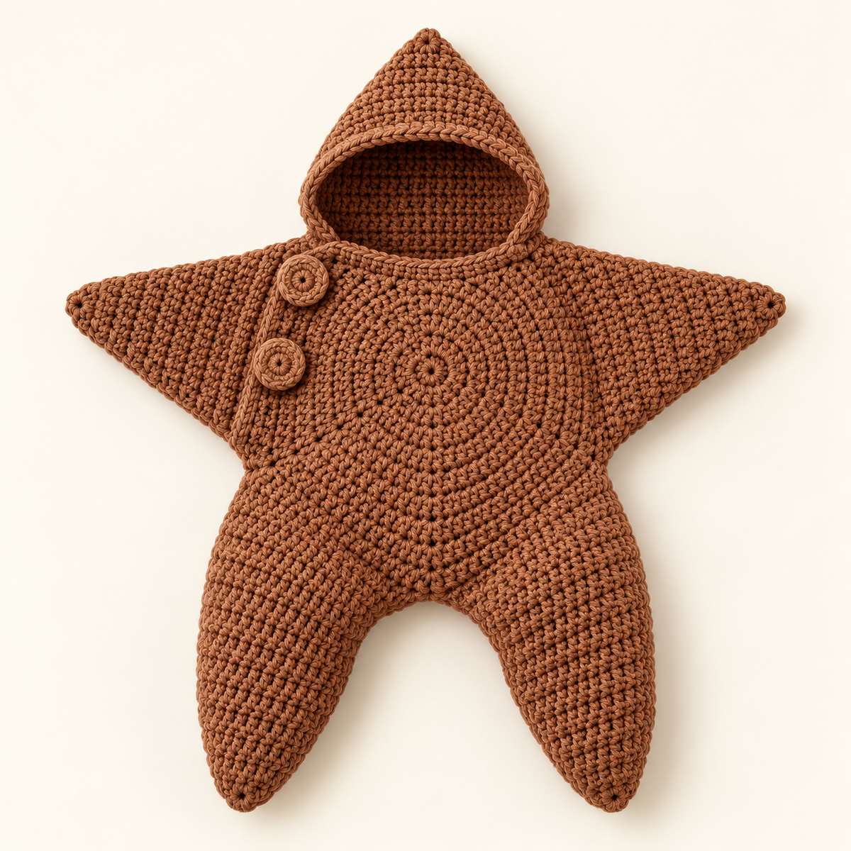 MiniStar Baby Starfish Romper — Hooded Outfit