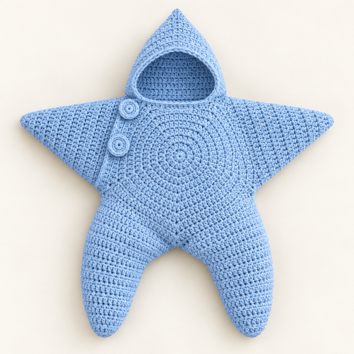 MiniStar Baby Starfish Romper — Hooded Outfit