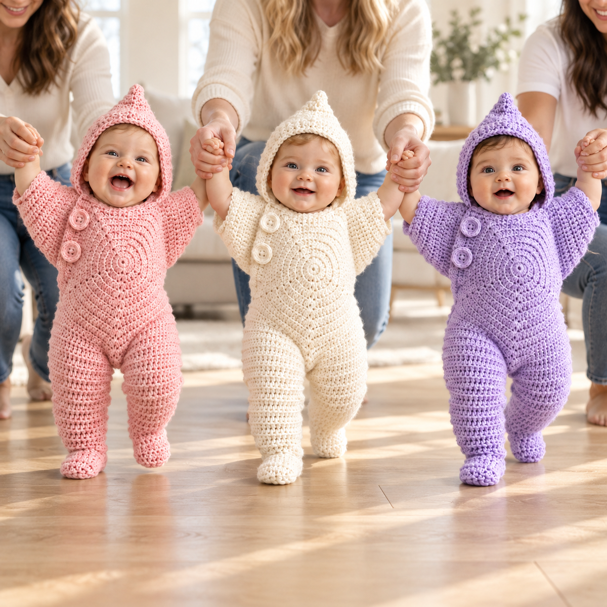 MiniStar Baby Starfish Romper — Hooded Outfit